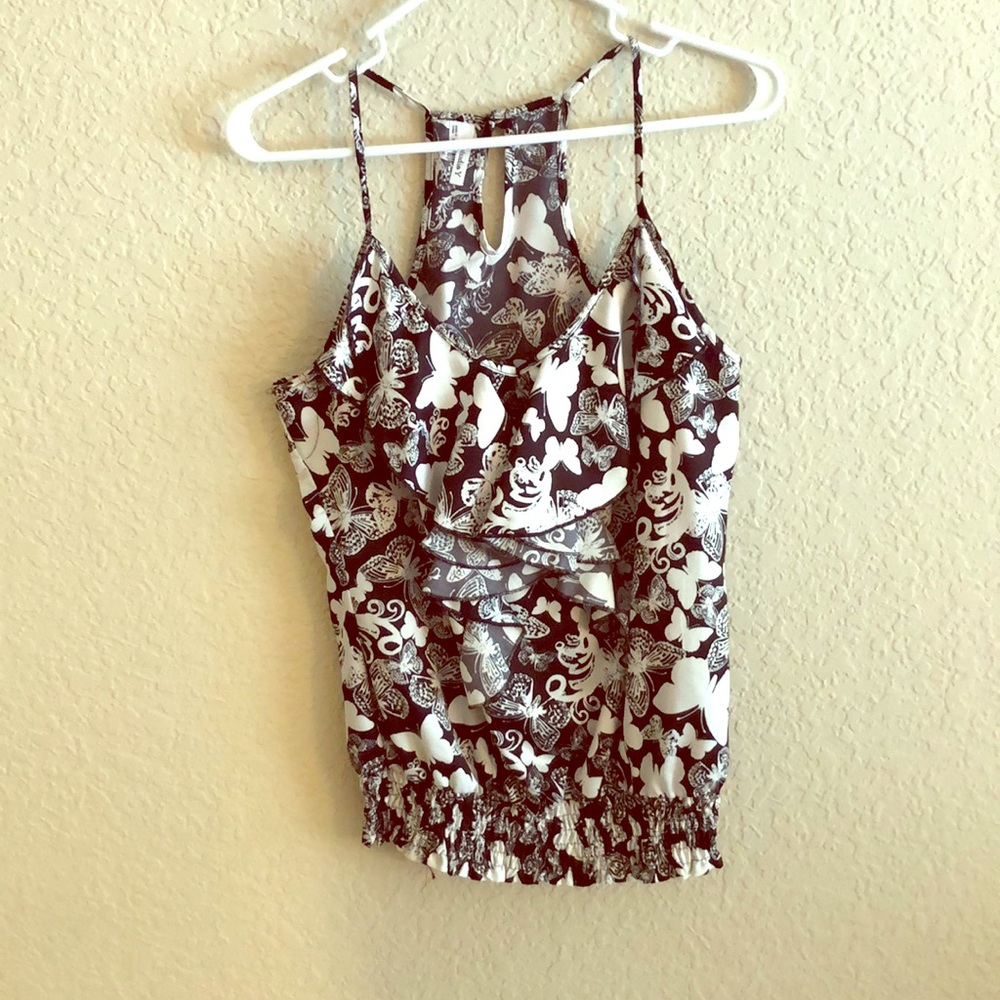 Ruffle tank